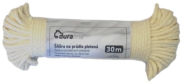 DuraHome Šnúra na bielizeň 30 m ECO 100 % bavlna
