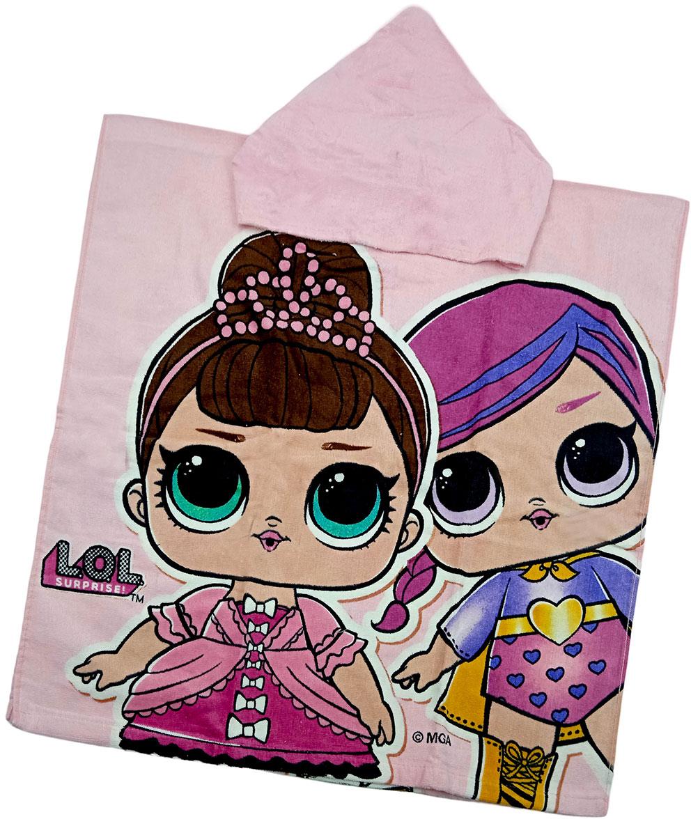 L.O.L. Surprise Pončo svetloružové 50 × 115 cm