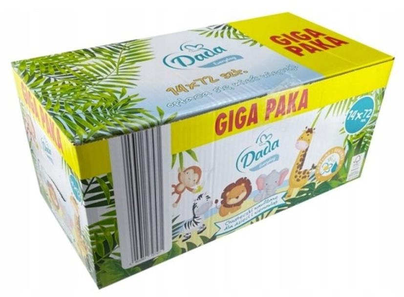 Dada Vlhčené obrúsky Everyday 14× 72 ks