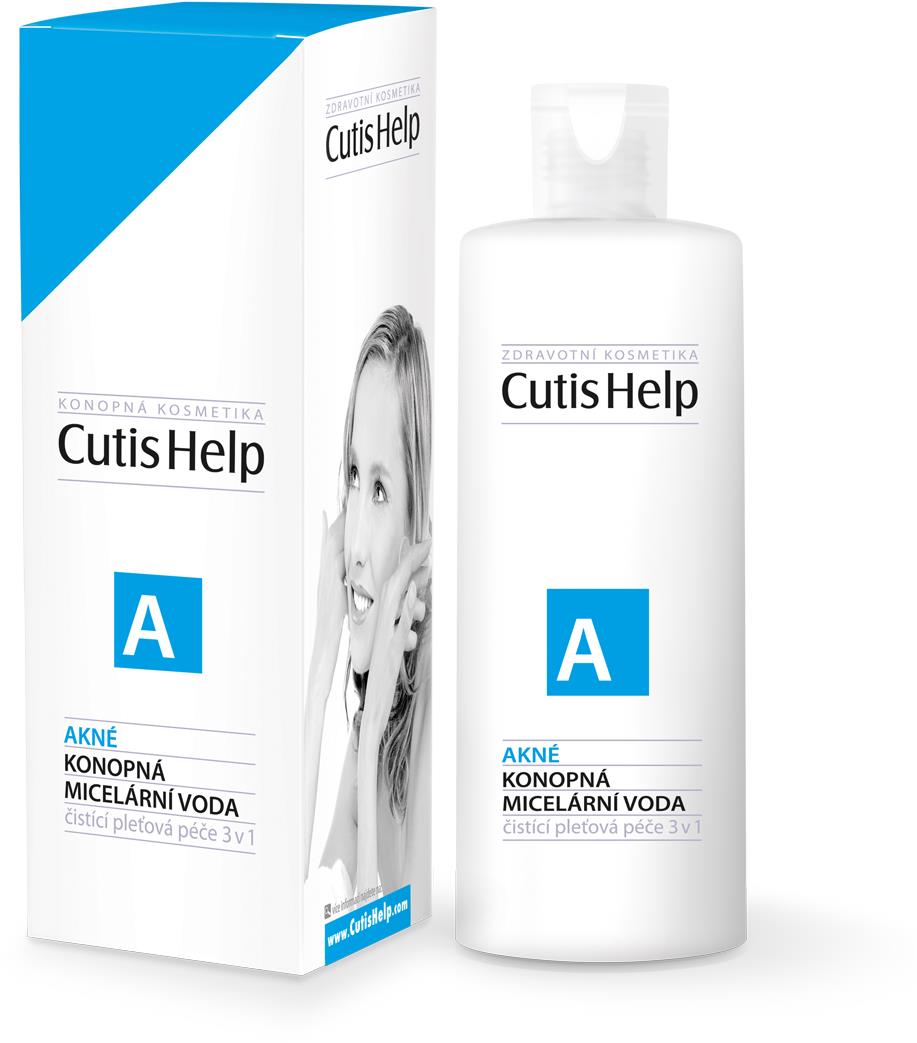 CutisHelp Akné konopná micelárna voda 200 ml