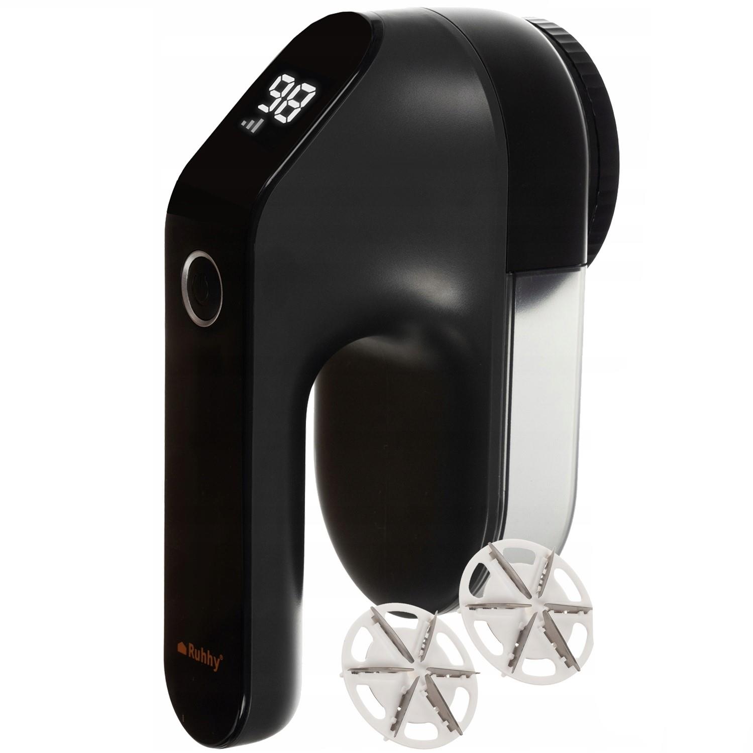 Ruhhy 24270 Odstraňovač žmolkov AKU, 1200 mAh, 5 W, čierny