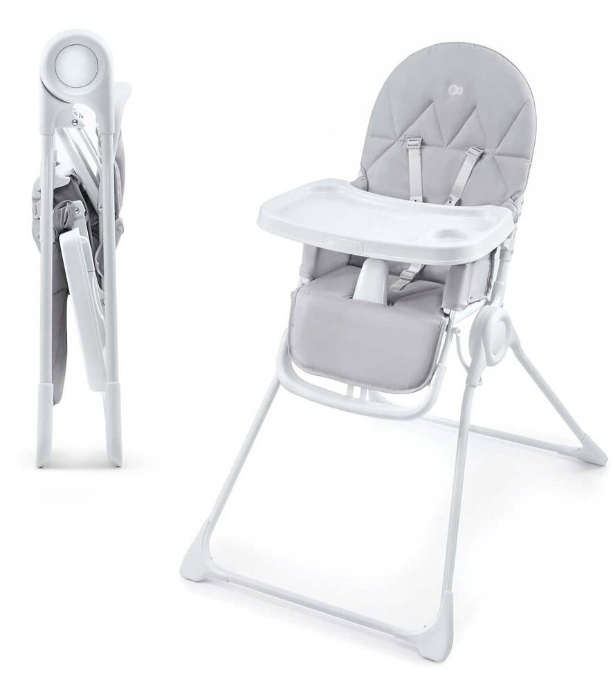 KINDERKRAFT Stolička jedálenská Binci Light Grey