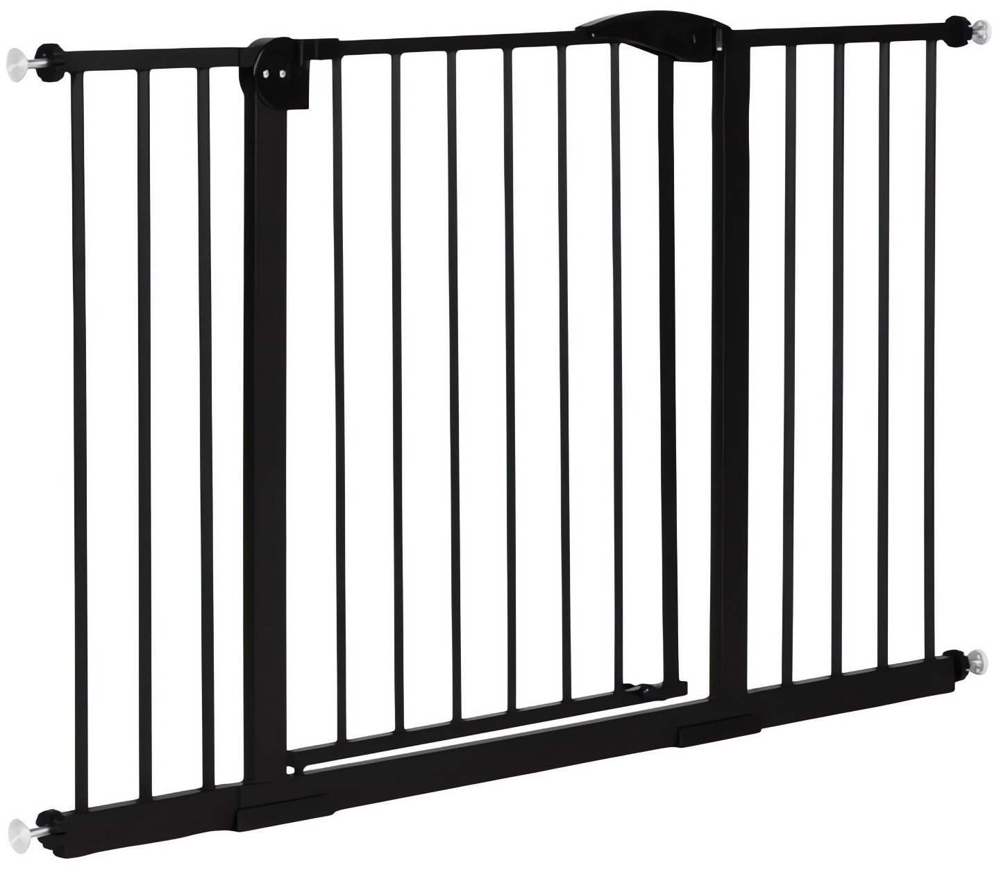 EcoToys SG-012-B Bezpečnostná zábrana 74 – 132 cm, čierna