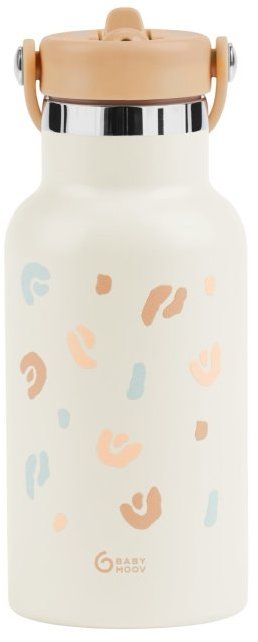 Babymoov Termoska s náustkom 350 ml Little Explorer Ivory