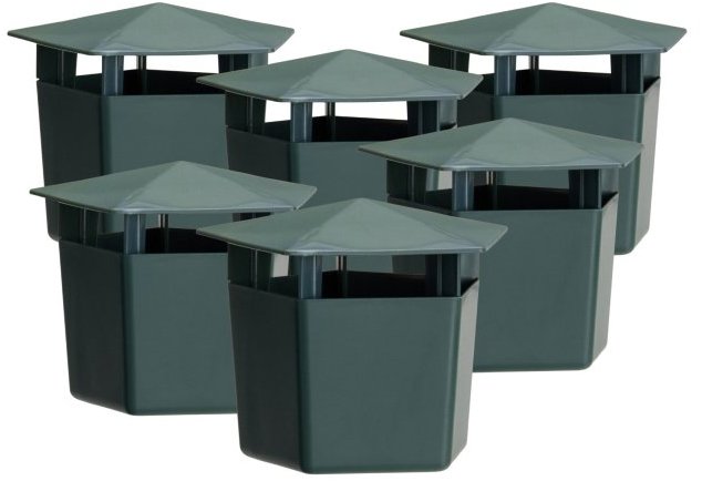 Igotrend Pasca na slimáky 12 × 12 × 10 cm, sada 6 ks