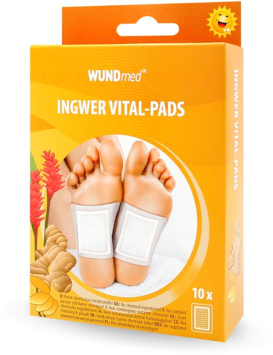 WUNDmed Zázvorové detoxikačné náplasti 10 ks