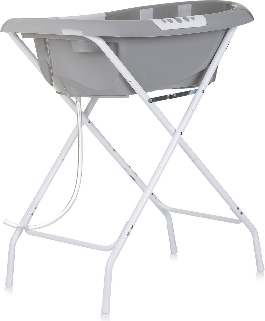 CHIPOLINO Noemi Vanička so stojanom, 90 cm, grey