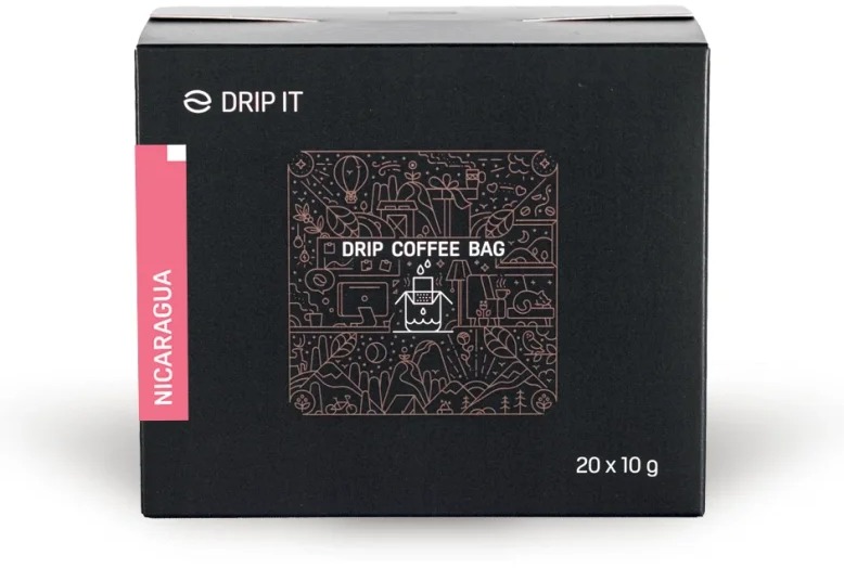 Drip it Káva vo filtri Nicaragua del Rio Coco 20× 10 g