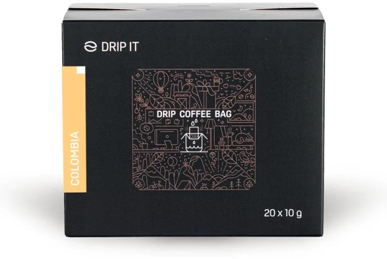 Drip it Káva vo filtri Colombia Sierra Nevada 20× 10 g