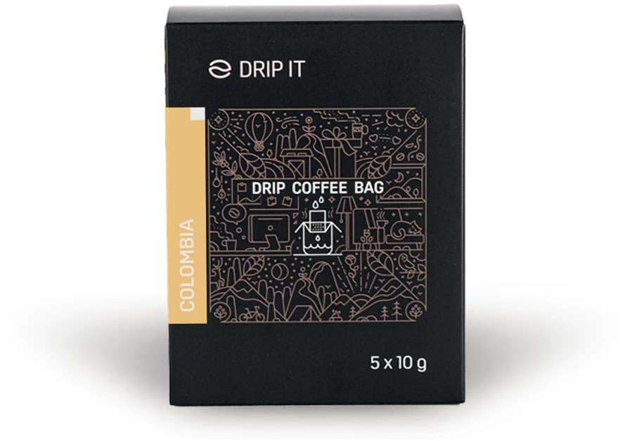 Drip it Káva vo filtri Colombia Sierra Nevada 5× 10 g