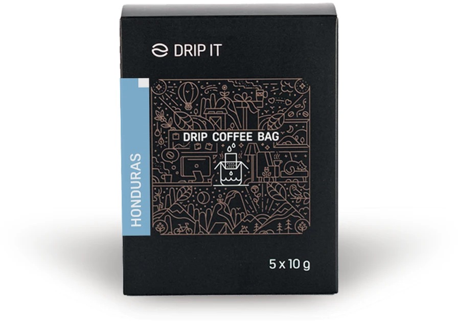 Drip it Káva vo filtri Honduras Las Capucas 5× 10 g