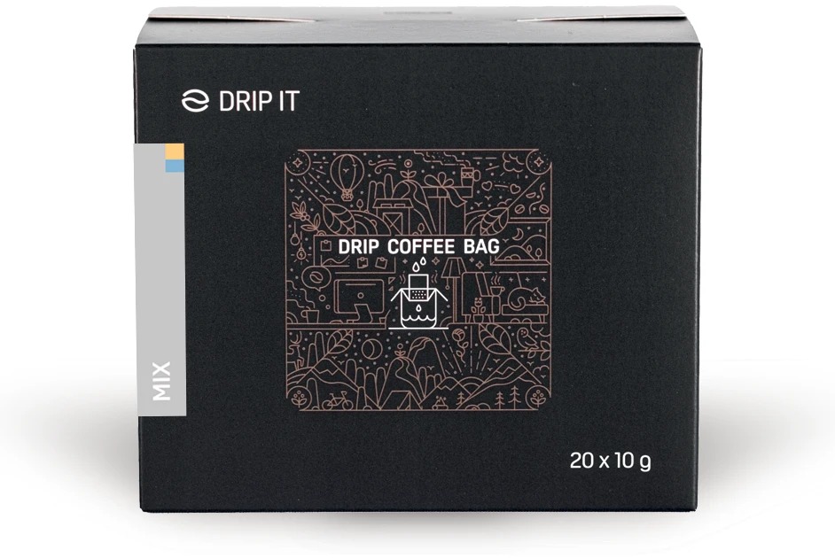 Drip it Káva vo filtri Mix Colombia, Honduras 20× 10 g