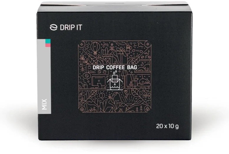 Drip it Káva vo filtri Mix Brazil, Nicaragua 20× 10 g