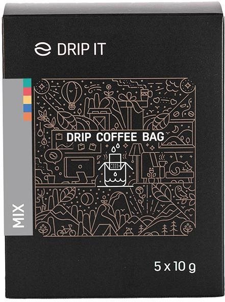 Drip it Káva vo filtri Ochutnávkové balenie 5× 10 g