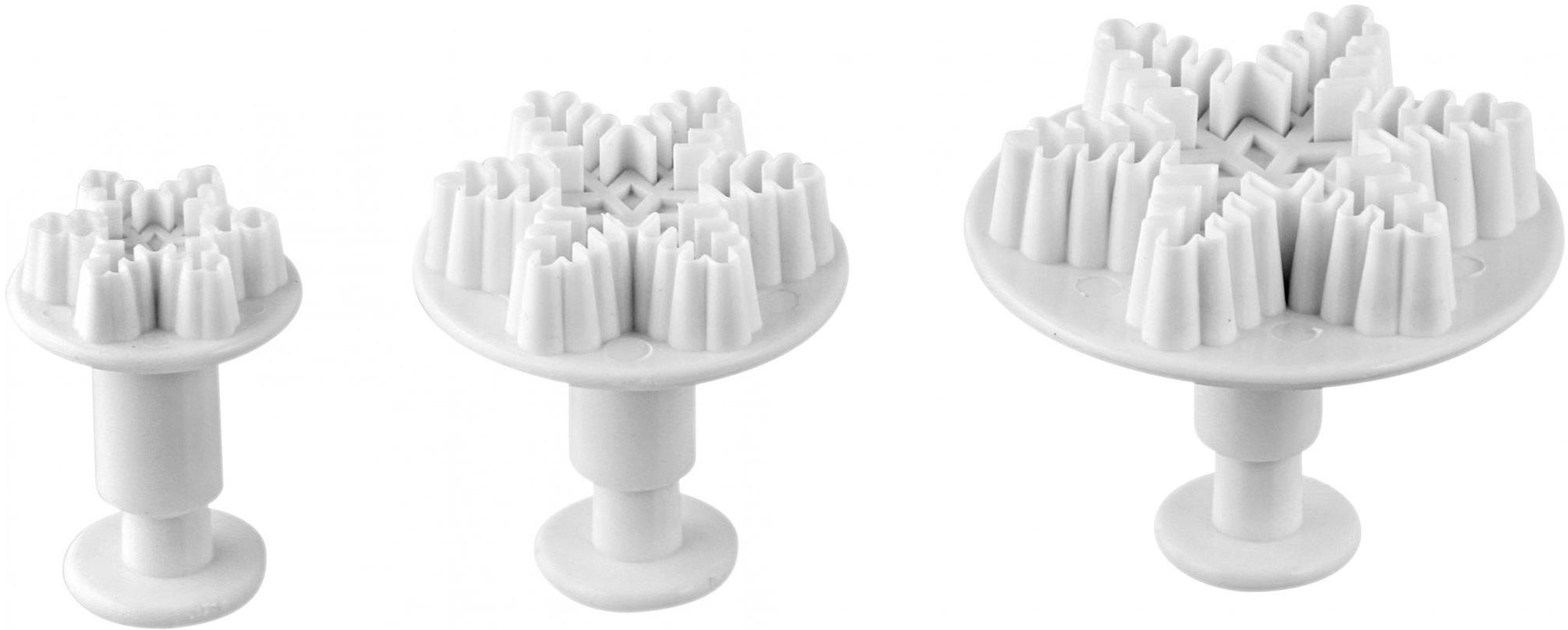 Dr. Oetker Vykrajovačky dekoračné na marcipán/fondán „Vločka“ 3 ks