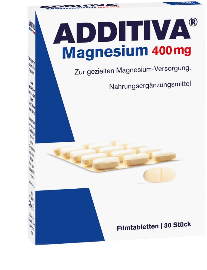 Additíva Magnézium 400 mg, tablety 30 tbl.