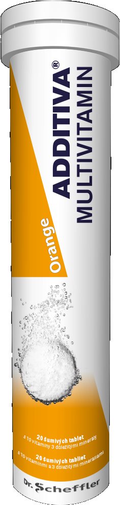 Additíva Multivitamín ORANGE šum. tablety 20 tbl.