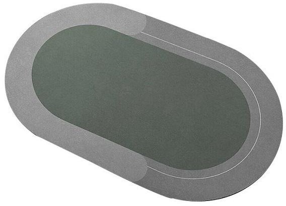 DuraHome Predložka ABSORPČNÁ CLEAN & DRY, ovál, zelená