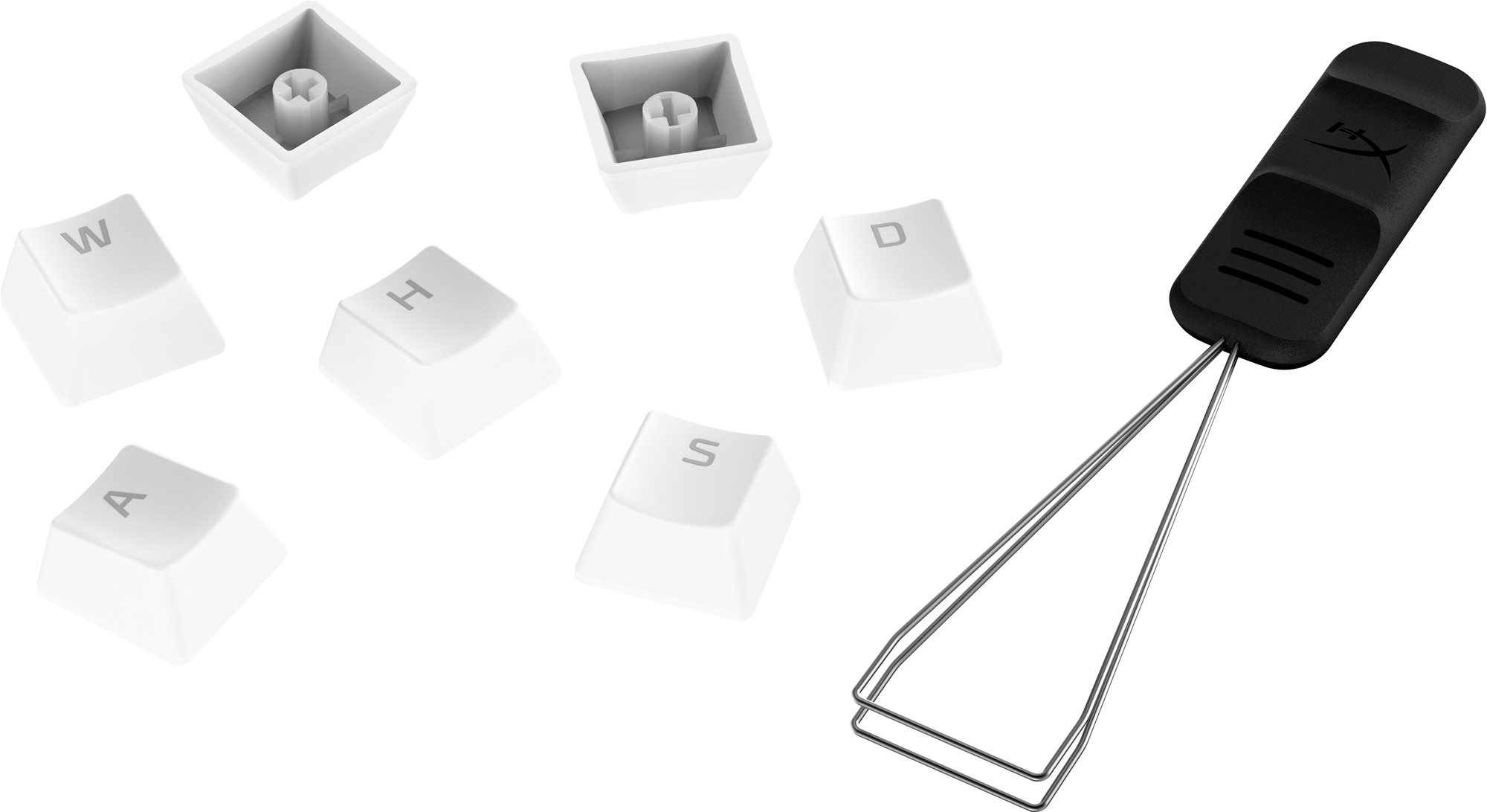 HyperX PBT Keycaps, biele (US)