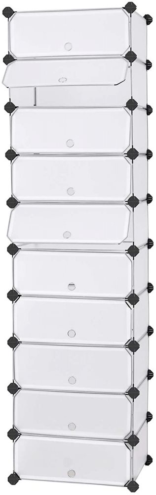 Artenat Regál Lamack, 173 cm, biely