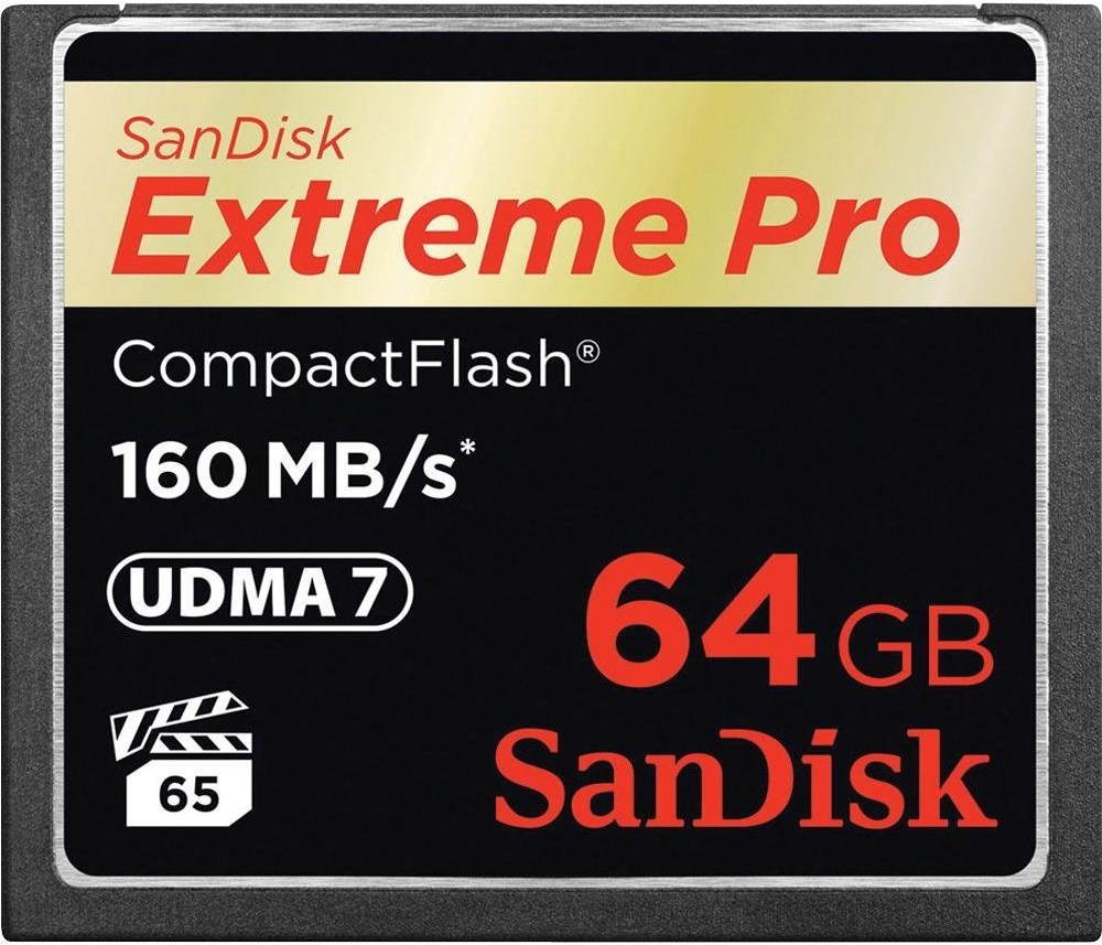 SANDISK Compact Flash 64 GB 1000× Extreme Pro