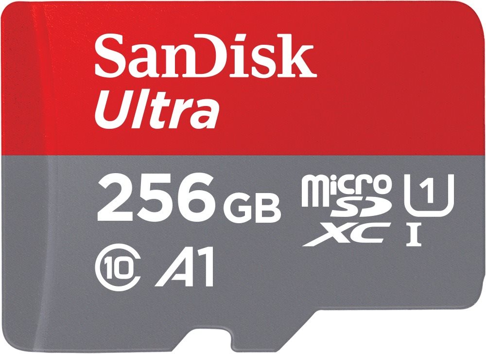 SANDISK MicroSDXC Ultra 256GB + + SD adaptér