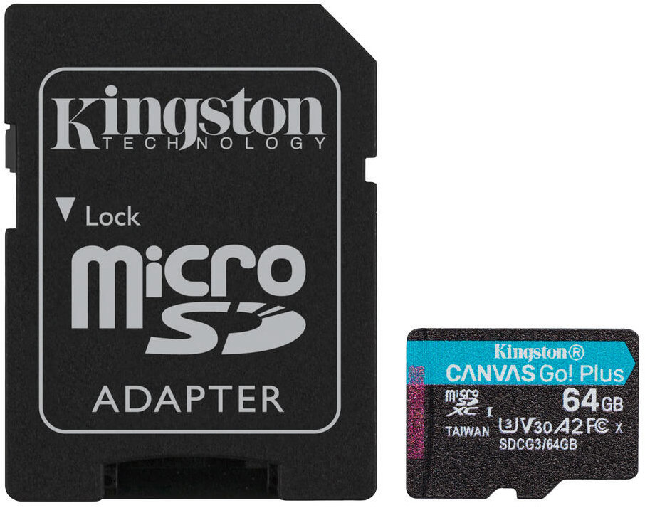 Kingston microSDXC Canvas Go Plus Gen4 64 GB