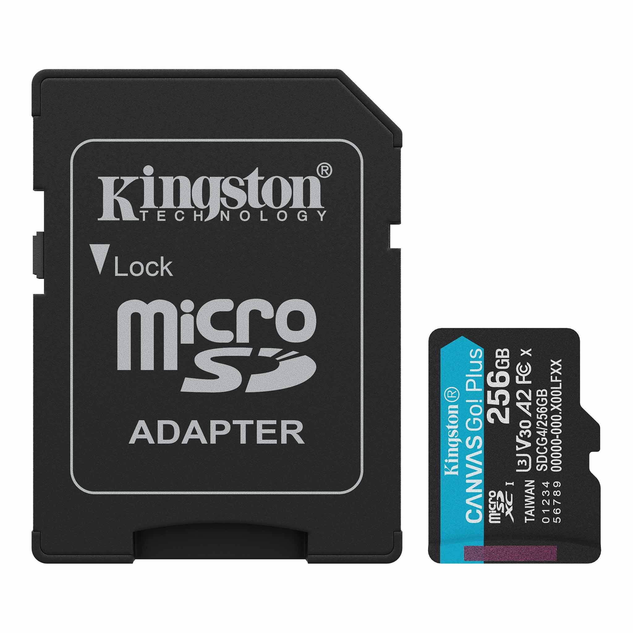 Kingston microSDXC Canvas Go Plus Gen4 256 GB
