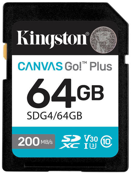 Kingston SDXC Canvas Go Plus Gen4 64 GB