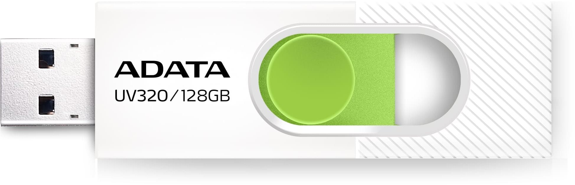 ADATA UV320 128 GB, bielo-zelená