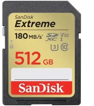 SANDISK SDXC Extreme 512 GB