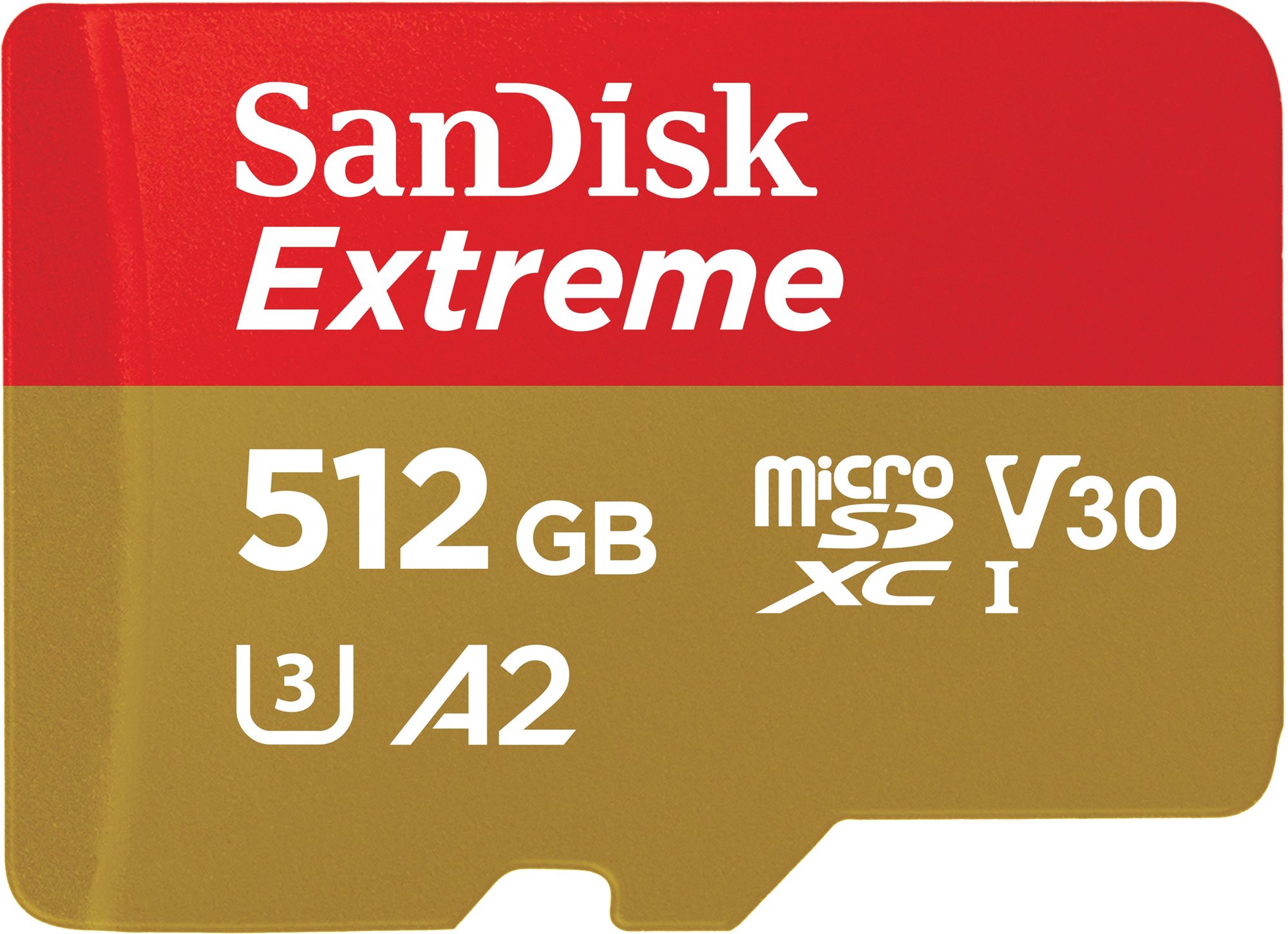 SANDISK microSDXC 512GB Extreme + Rescue PRO Deluxe + SD adaptér