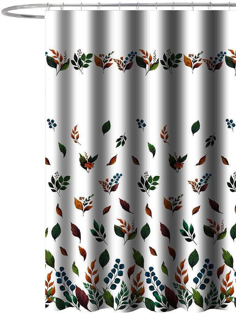 DuraHome Záves kúpeľňový 180 × 180 cm PES, vzorovaný_CY-213657