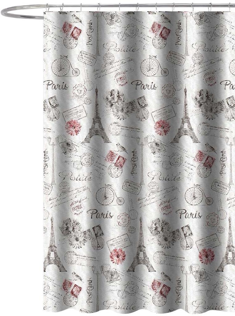 DuraHome Kúpeľňový záves 180 × 200 cm PES, vzorovaný_213786