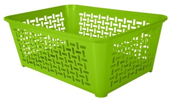 DuraHome Košík, DOMINO 2, zelený, 5 ks