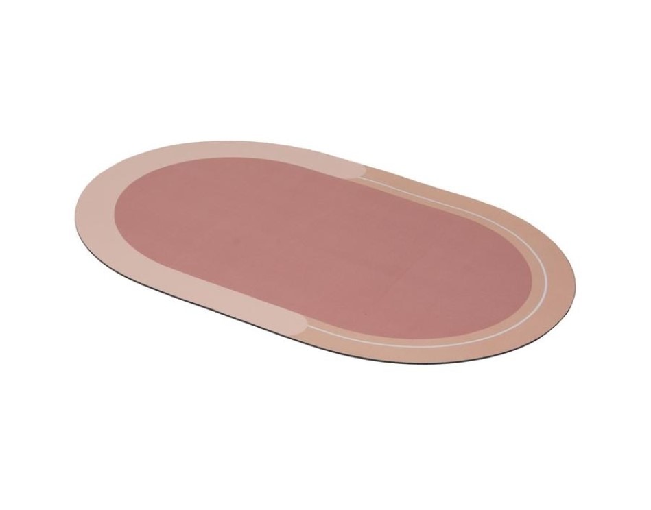 DuraHome Predložka ABSORPČNÁ CLEAN & DRY, ovál, béžová