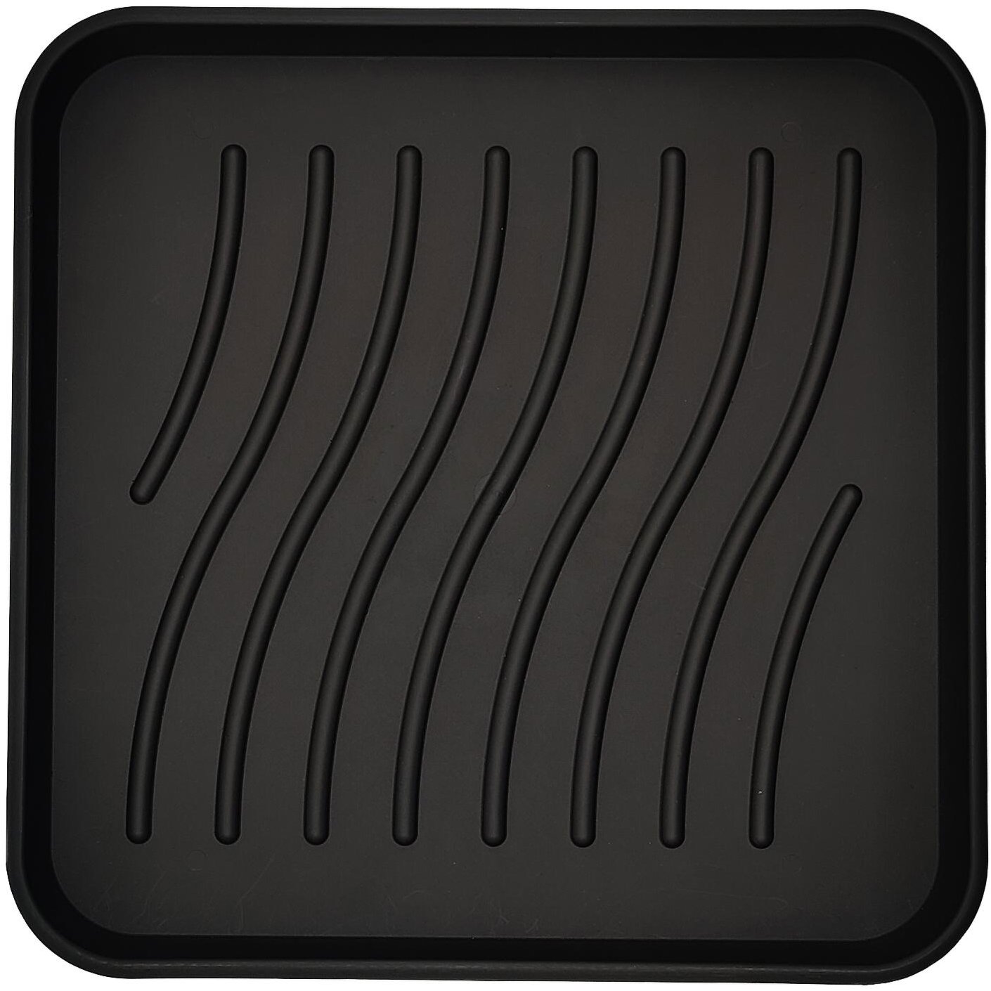 DuraHome Odkvapkávač na obuv 38 × 38 cm čierny