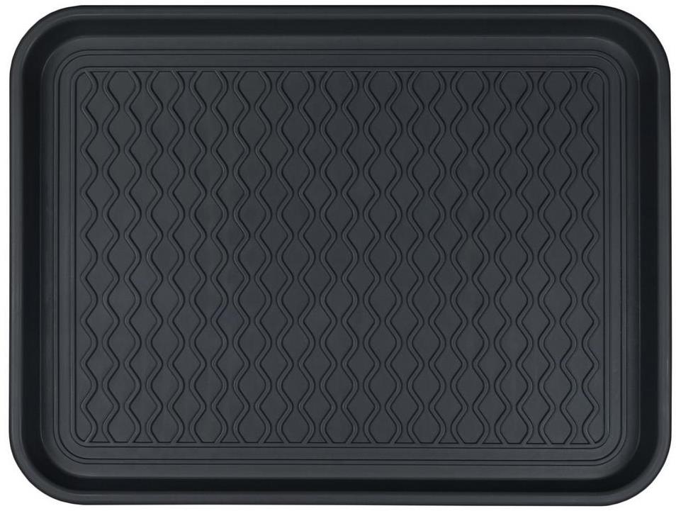 DuraHome Odkvapkávač na obuv 37,5 × 49,5 cm, Cross, čierny