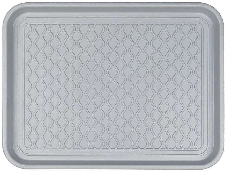 DuraHome Odkvapkávač na obuv 37,5 × 49,5 cm, Cross, sivý