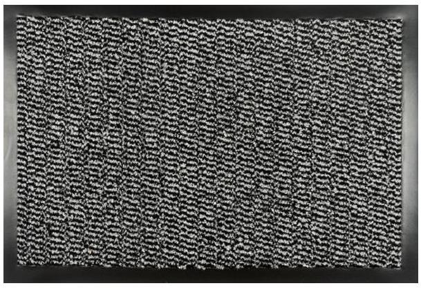 DuraHome Rohož guma & pp, Clin, 60 × 90 cm, sivá