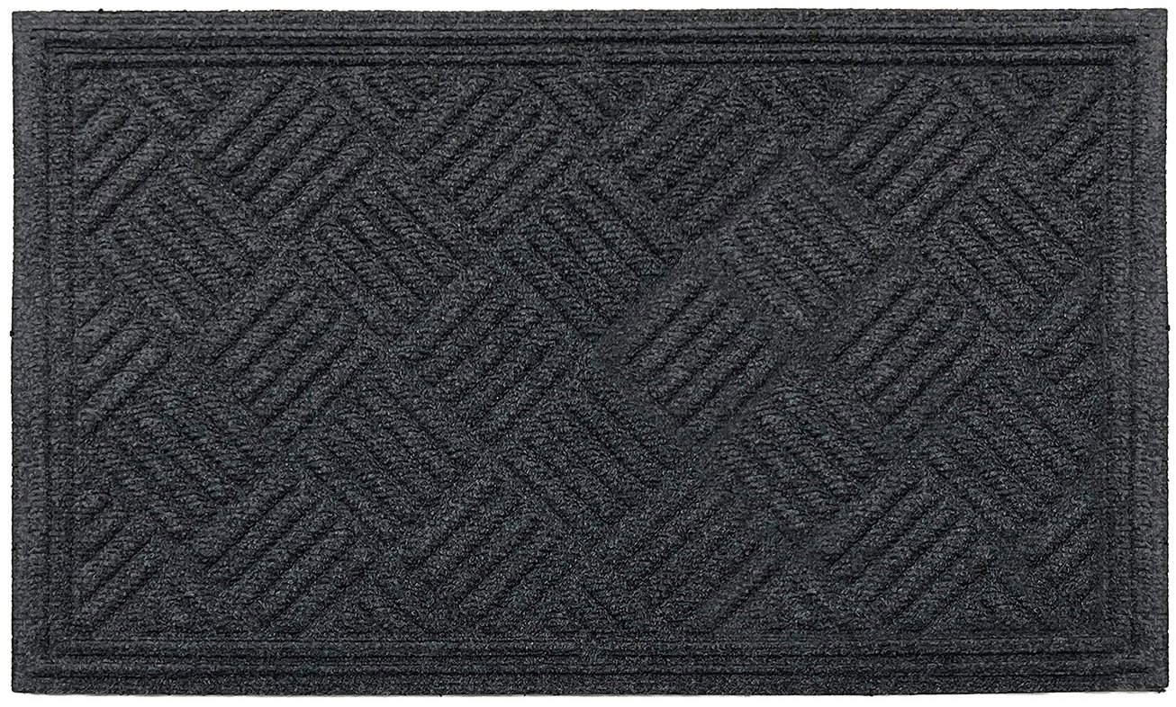 DuraHome Rohož guma & pp, Velvet, 45 × 75 cm, šedá