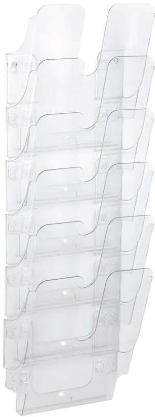 DURABLE FLEXIPLUS 6, transparentný, A4 na výšku, nástenný