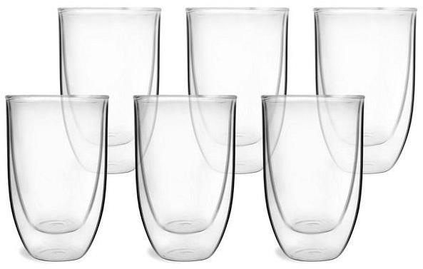 Vialli Design Pohár, dvojstenný, 350 ml, 6 ks_AMO 5455