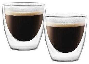 Vialli Design Pohár, dvojstenný, 80 ml, na espresso, 2 ks_AMO 5837