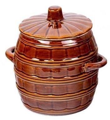 DuraHome Keramický súdok s pokrievkou 2,5 l