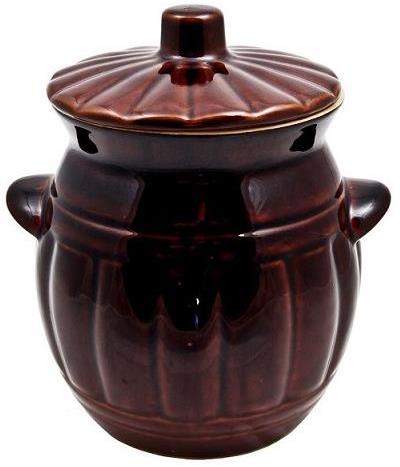 DuraHome Keramický súdok s poklopom 3,7 l