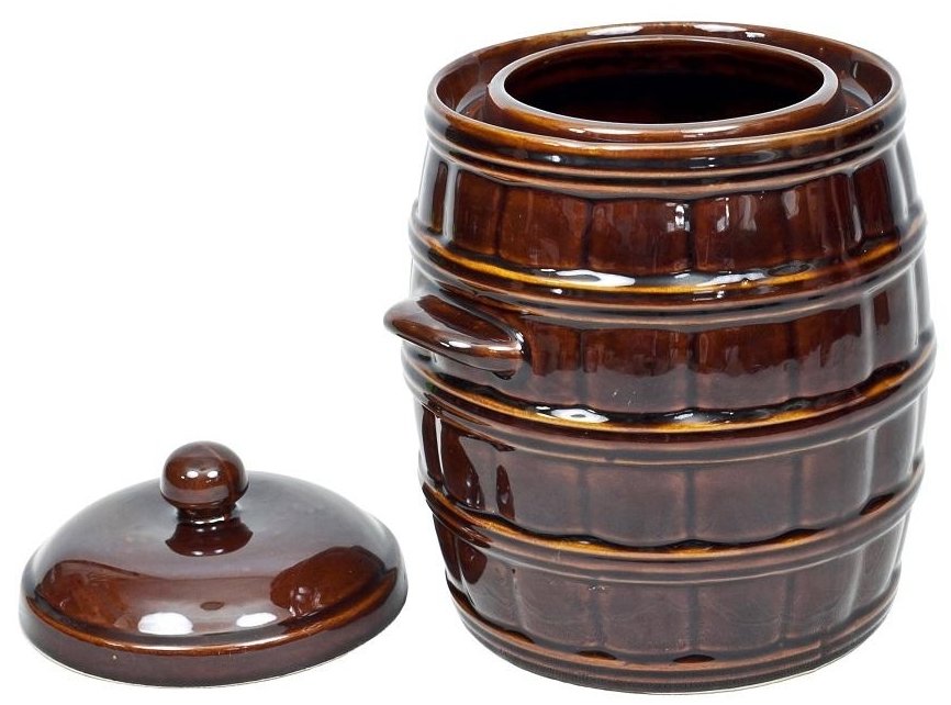 DuraHome Soudek keramický s poklicí, hermetický, 16 l