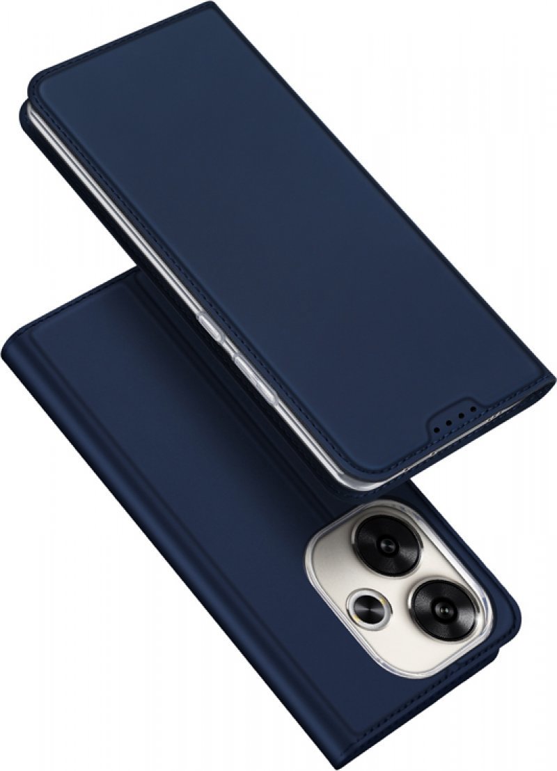 Dux Ducis Skin Pro flipové kožené puzdro na Xiaomi Poco F6 Blue