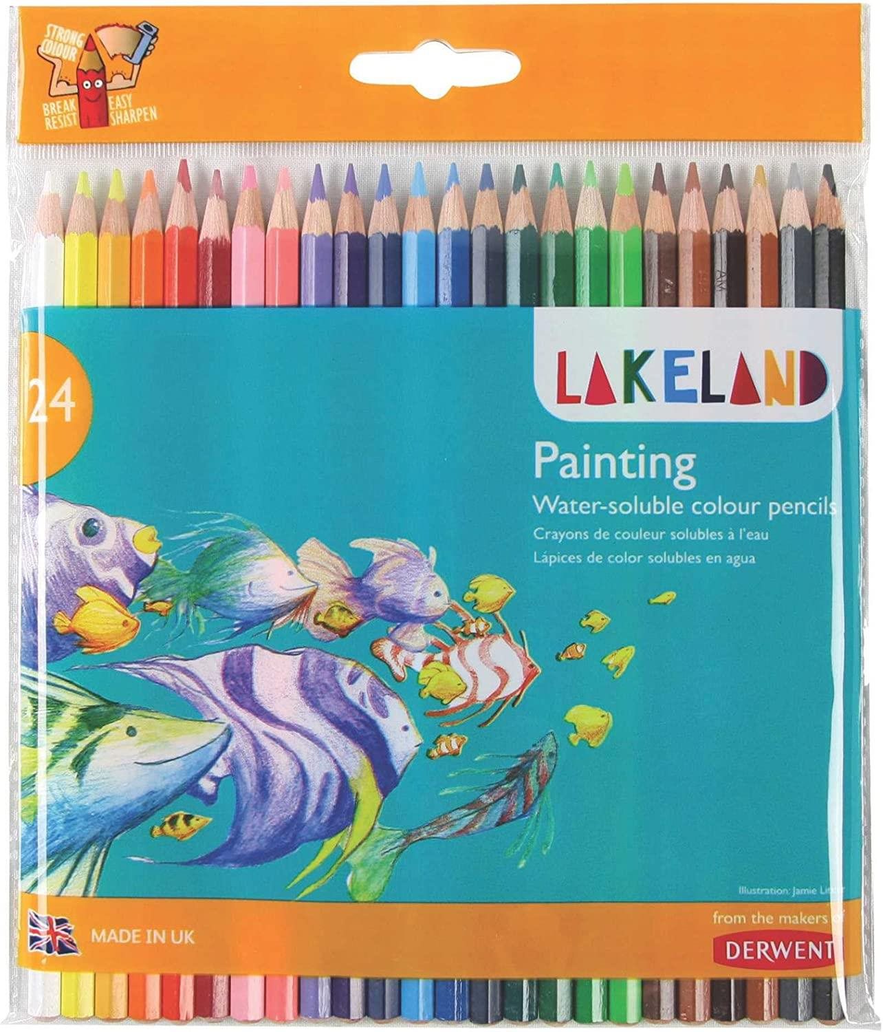 DERWENT Lakeland Painting, šesťhranné, 24 farieb