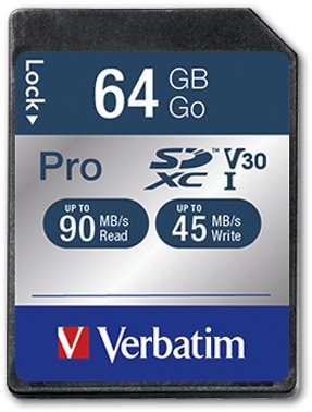 VERBATIM Pro SDXC 64 GB